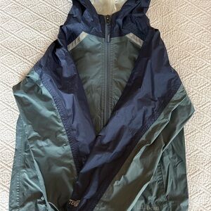 L.L. Bean Cream and Blue Jacket